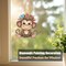 DIY Hanging Diamonds Painting Pendant Kit Monkey, 5D Special Gem Art Painting Kit Ornament, Acrylic Diamond Art Board Kit Animal, Double Sided